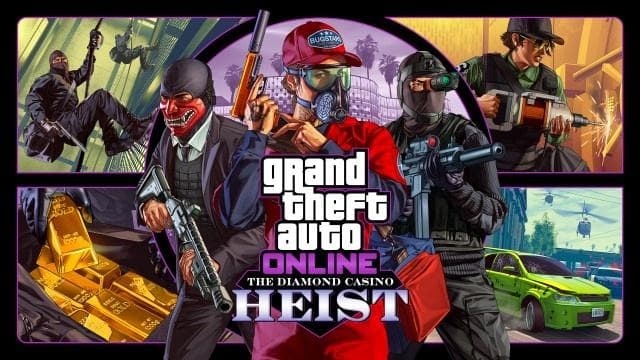 Real GTA Online screenshot showing The Diamond Casino Heist