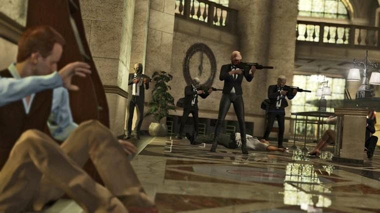 Real GTA Online screenshot showing The Pacific Standard Job