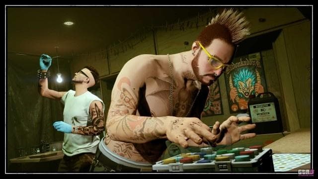 Real GTA Online screenshot from the Acid Lab business