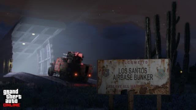 Real GTA Online screenshot of a Gunrunning Bunker