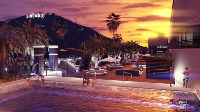 Real GTA Online screenshot of the Diamond Casino Penthouse
