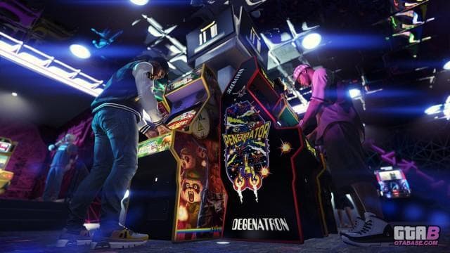 Real GTA Online screenshot of a Retro Arcade used for the Casino Heist