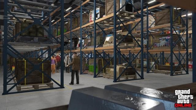 Real GTA Online screenshot of a Special Cargo Warehouse